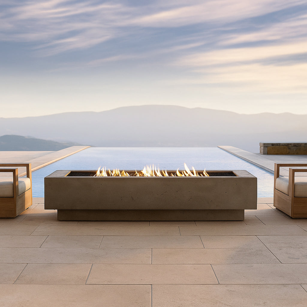 StrataForm Elevate Concrete Fire Pit